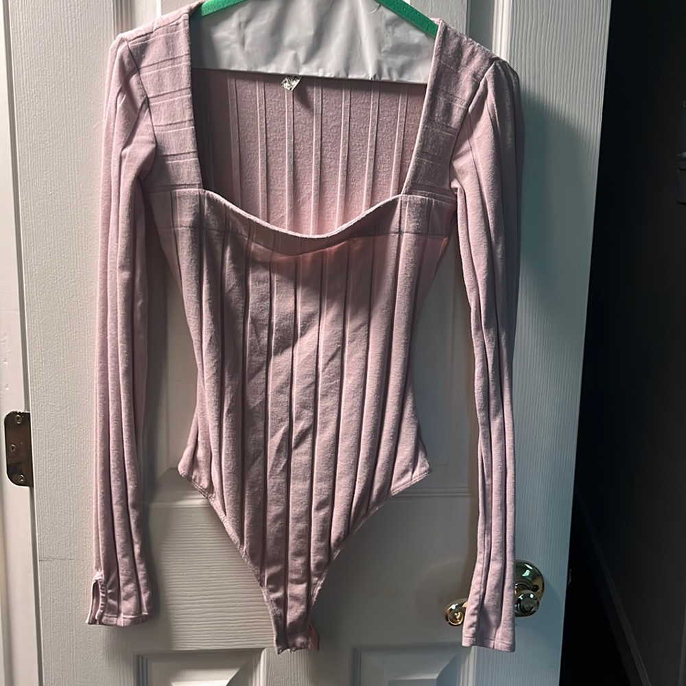 free people pink body suit never worn